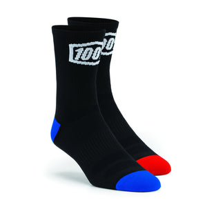 100% Terrain Performance Socks Black Sm/md