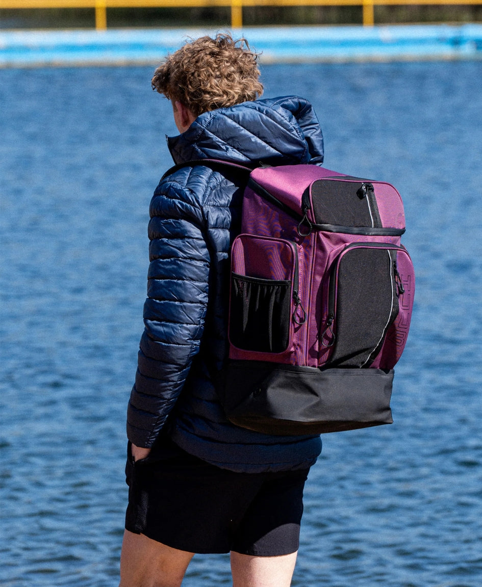 HUUB Premium transition bag in plum