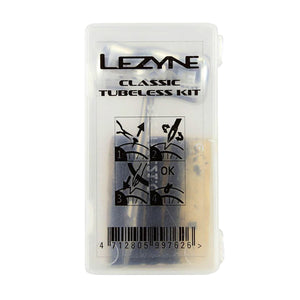 Lezyne Tubeless Kit Classic Plastic Box Inc 5 Plugs & Tools